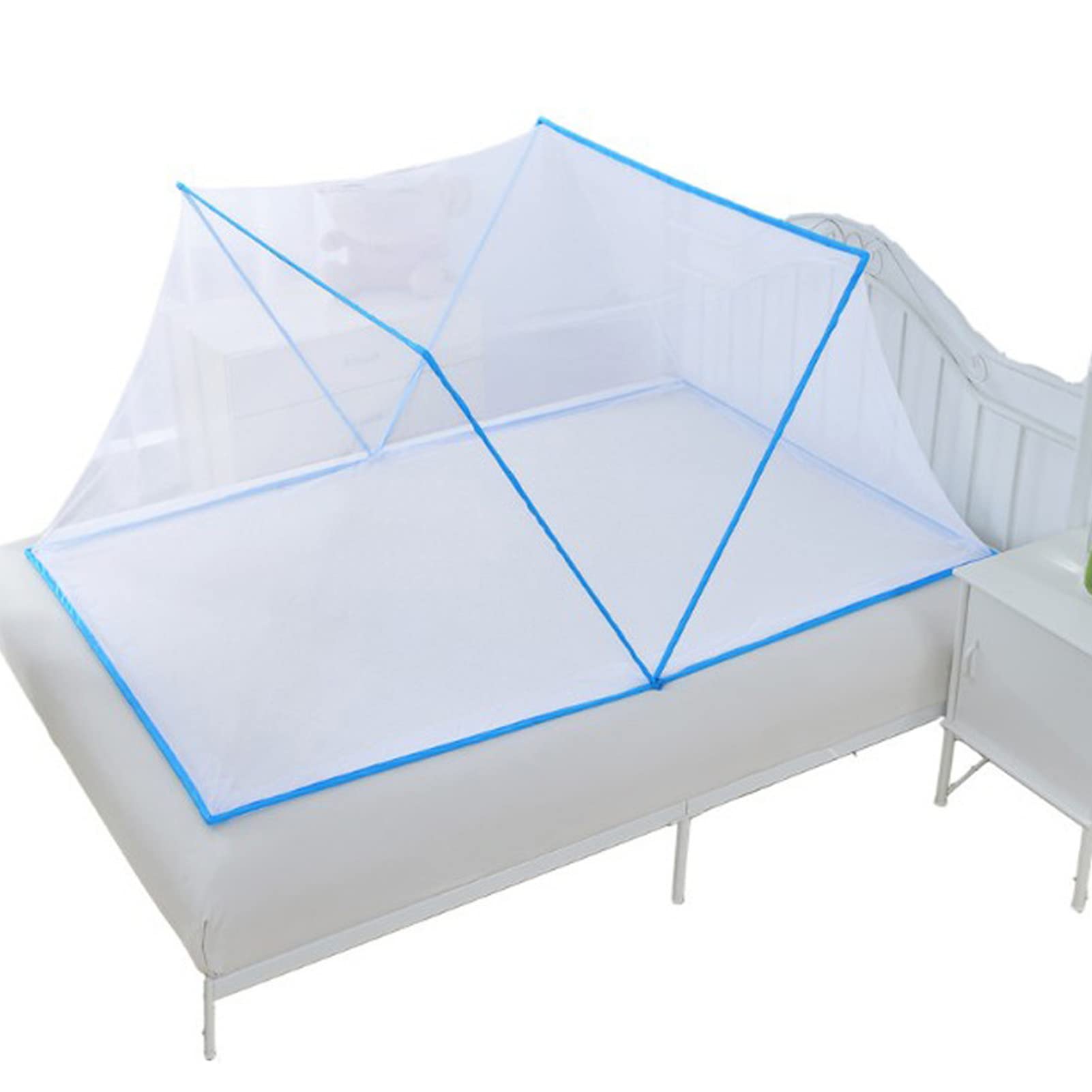 Portable Lightweight Transparent Net Tent for Babies - Indoor & Outdoor Mosquito Protection - Perfect for Nursery, Camping, and Playtime