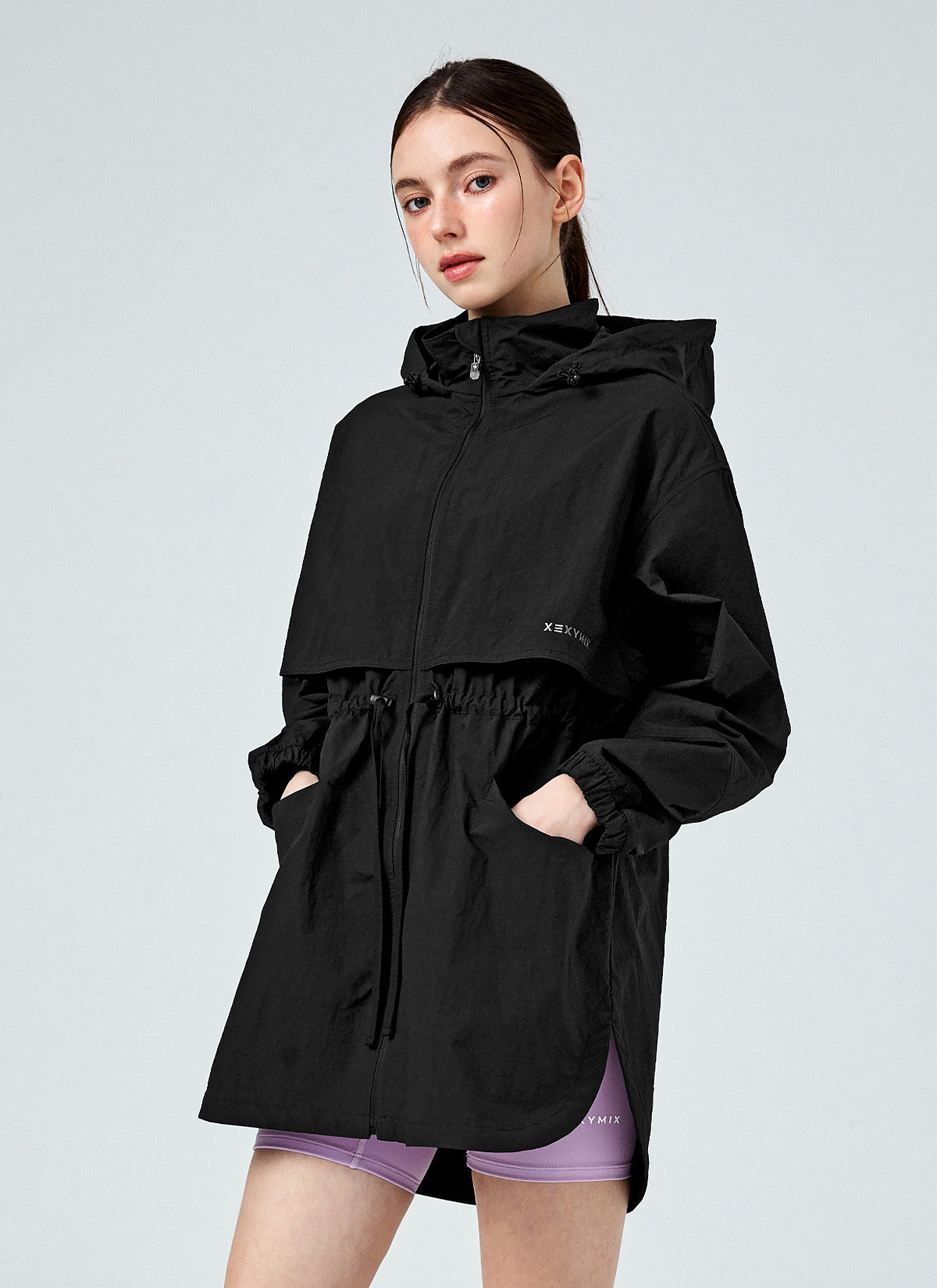 Lightweight String Hood Windbreaker Jacket for Men & Women - Perfect for Running, Hiking & Outdoor Activities