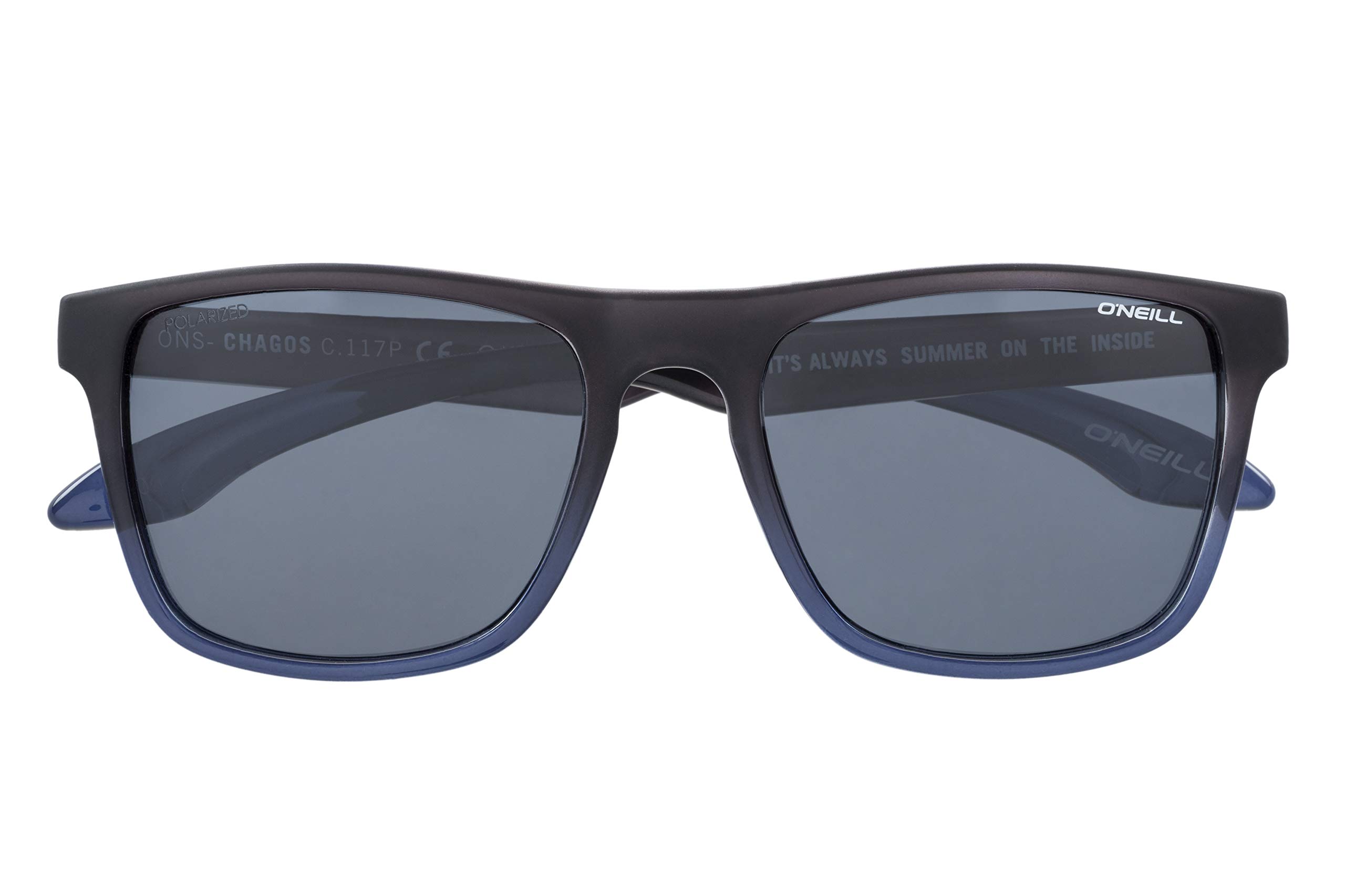 O'NEILL Chagos 2.0 Polarized Square Sunglasses for Men & Women - 55mm UV Protection - Perfect for Beach, Driving & Outdoor Activities