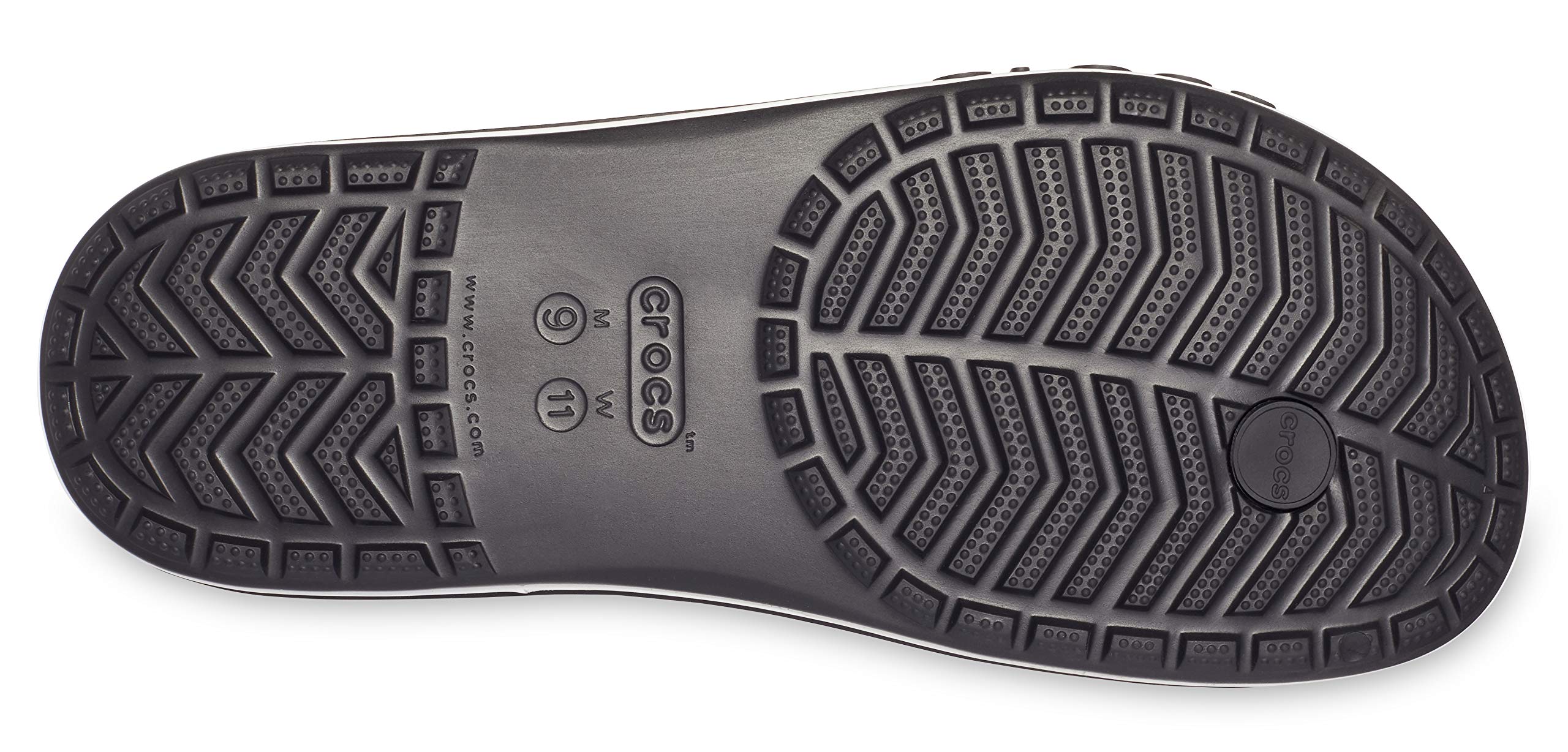 Crocs Unisex Bayaband Flip Flops - Comfortable Casual Sandals & Shower Shoes for Men and Women | Perfect for Beach, Pool, and Home Use