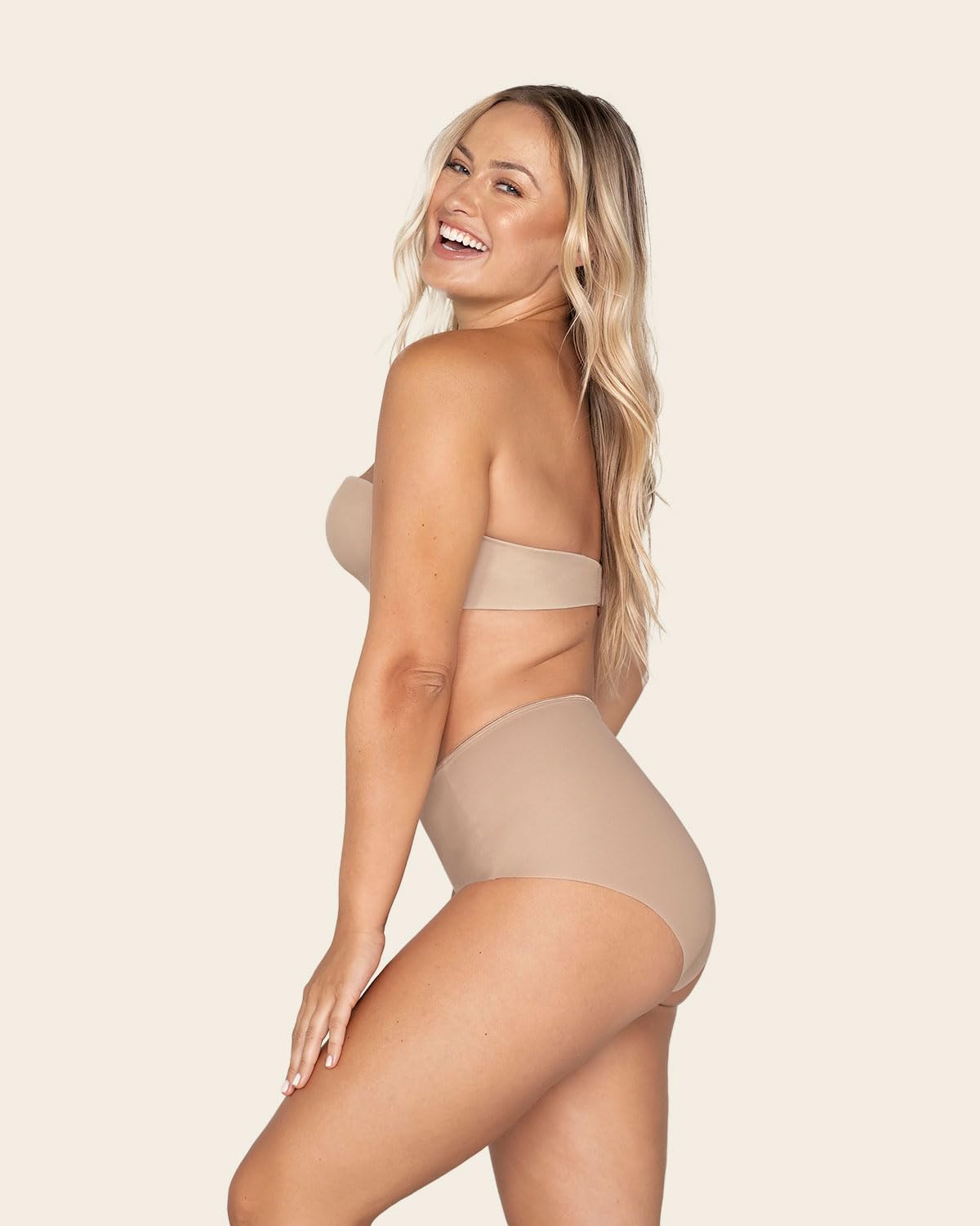 Leonisa Anti-Slip Strapless Wireless Push Up Bra for Women - Comfortable Seamless Invisible Backless Bra for Wedding, Evening Dress & Special Occasions