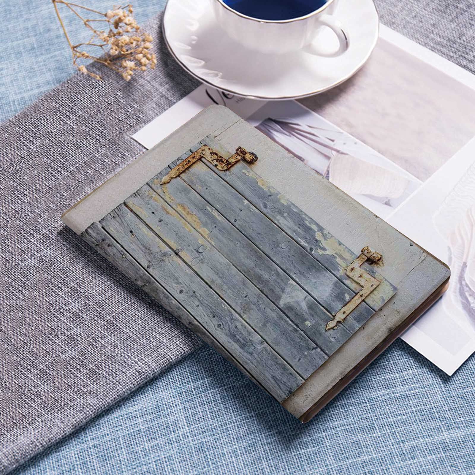 Vintage Wooden Window Shutters iPad Air/Air 2/9.7 Inch (2017/2018) Case - Antique Rustic Soft TPU Back Cover with Adjustable Stand & Shock Absorption | Perfect for Home Decor, Office Use & Travel Protection