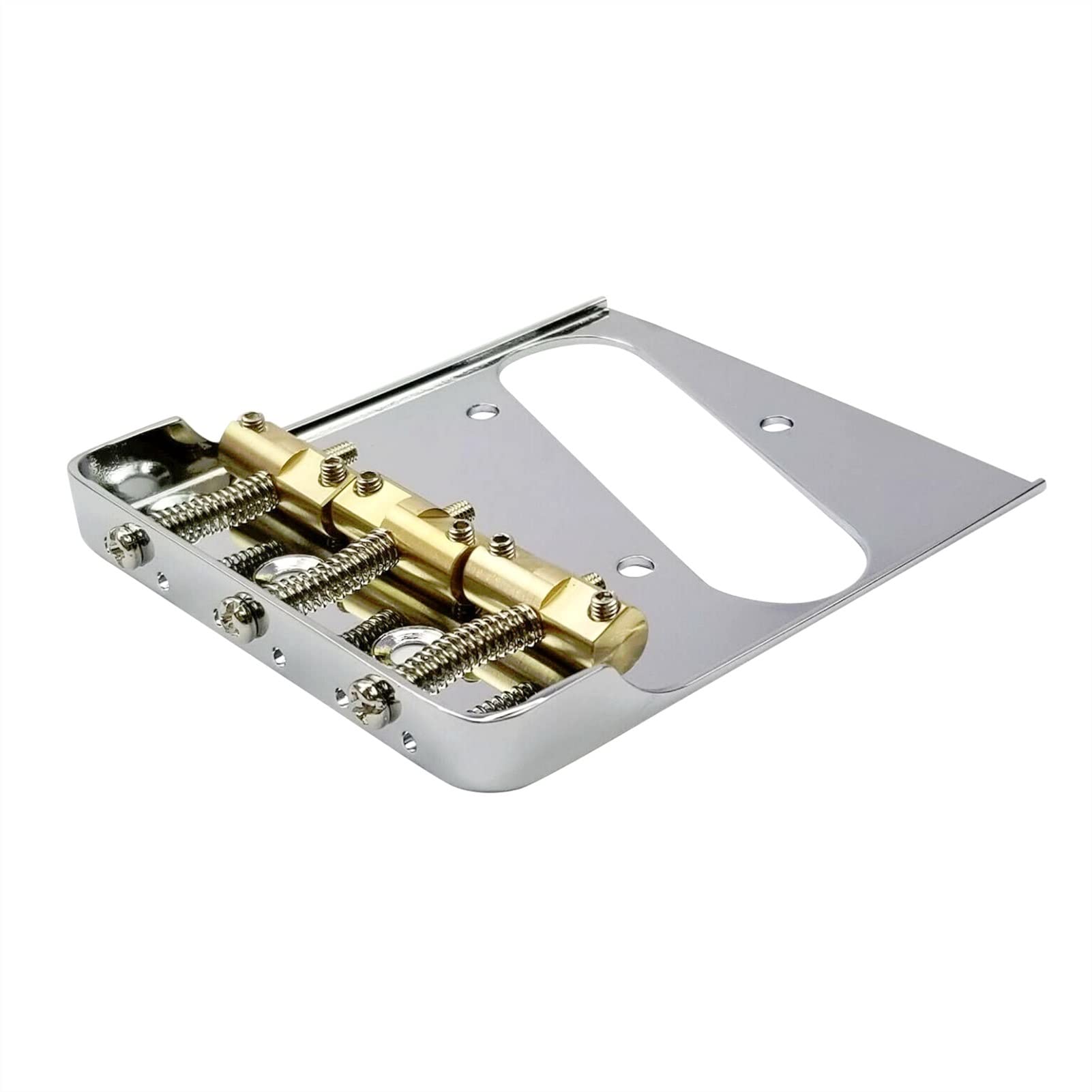 Vintage Chrome TL-Style Electric Guitar Bridge & Replacement Parts - High-Quality Guitar Hardware for Rock, Blues & Stage Performances