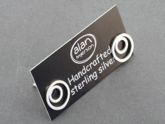 Double Circle Stud Earrings for Women - Hypoallergenic Stainless Steel Dainty Hoop Earrings - Perfect for Everyday Wear, Parties & Gifts