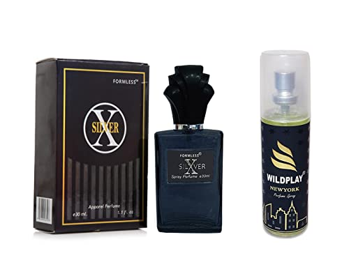 X-Silver 30ml Eau De Parfum & NewYork 50ml Perfume Set - Long Lasting Fragrance for Women & Men, Perfect for Daily Wear, Date Night & Special Occasions