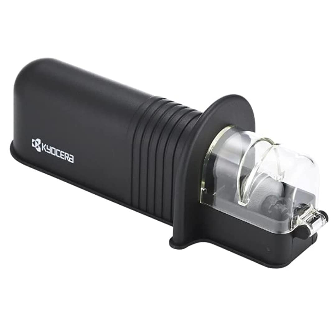 Kyocera RS-20BK Professional Roll Sharpener - Premium Knife Sharpening Tool for Kitchen, Camping & Outdoor Use