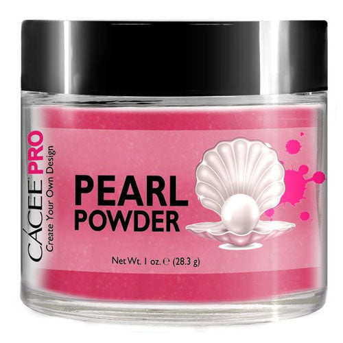 Cacee Pearl Powder Nail Art - #27 Deep Magenta Nail Polish | Long Lasting Gel Nail Powder for Professional & DIY Manicures | Perfect for Parties, Weddings & Special Occasions
