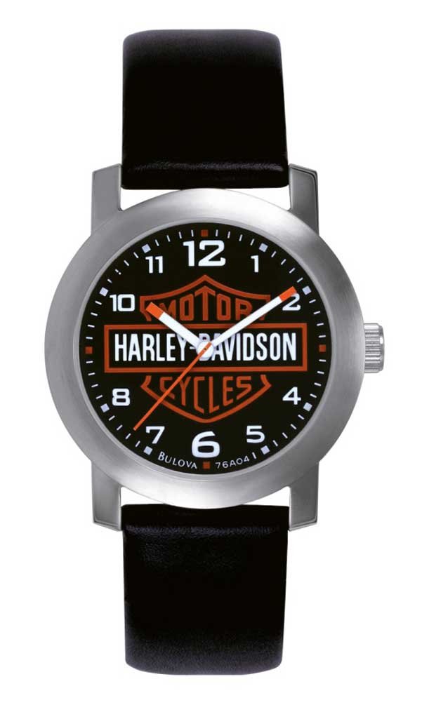 Harley Davidson Bulova Men's Bar & Shield Logo Watch - Premium Stainless Steel Chronograph Timepiece for Motorcycle Riders & Bikers - Perfect for Everyday Wear, Riding & Outdoor Adventures