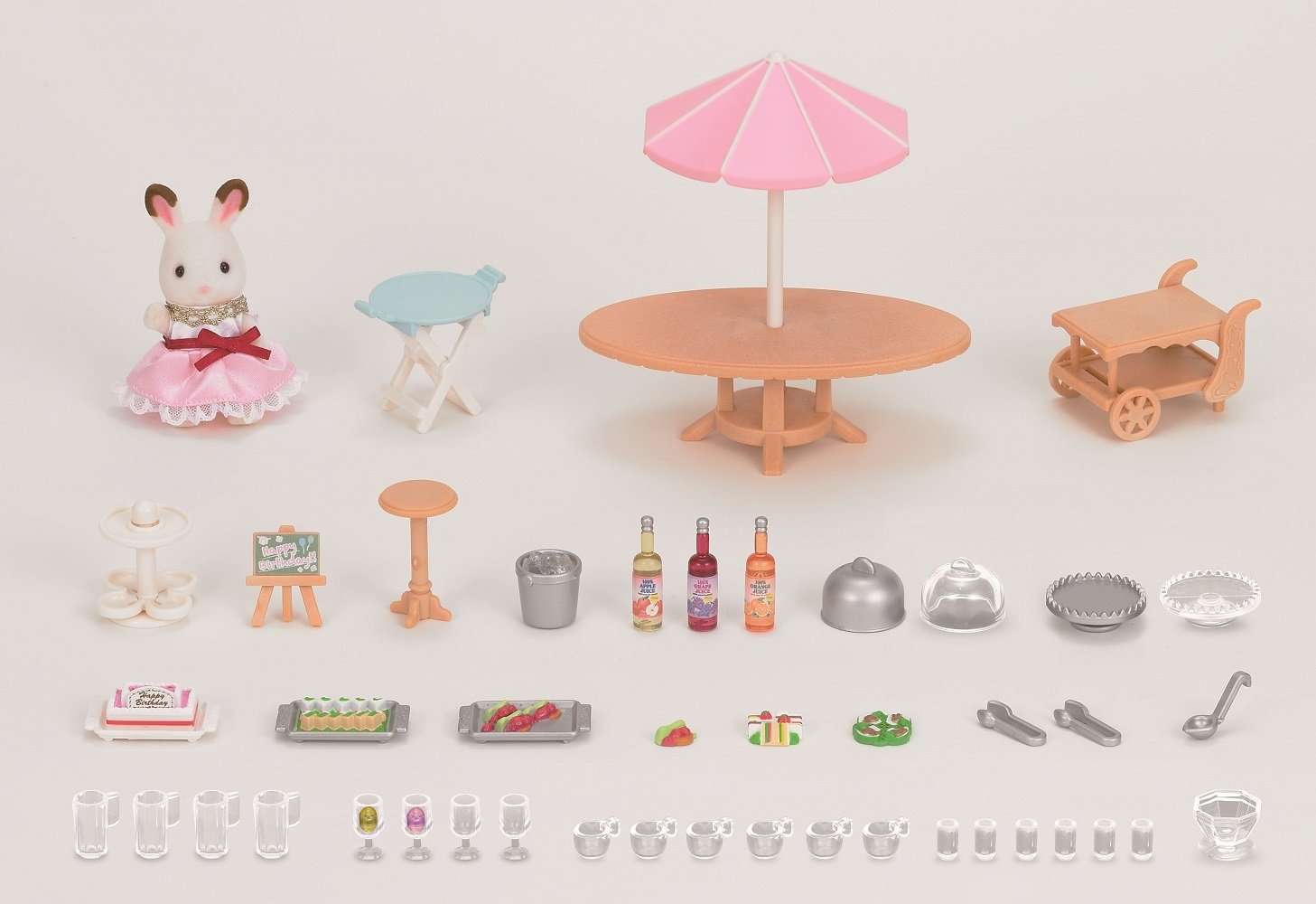 EPOCH Sylvanian Families Seaside Series - Beach-Themed Birthday Party Playset for Kids | Perfect for Pretend Play, Gift Giving & Collectible Display