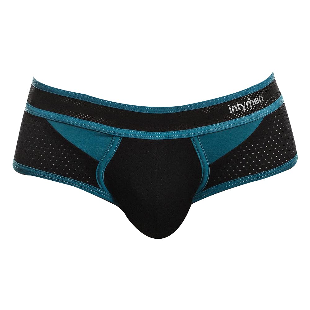 Sexy Men's Mesh Pouch Brief Underwear - Low Waist Sheer Bikini Underpants for Lingerie & Sensual Wear - Perfect for Intimate Moments, Role Play, and Special Occasions