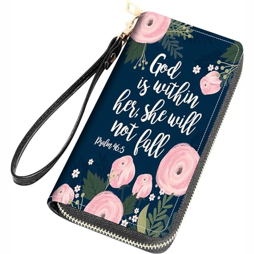 Floral Quote Bible Verses Psalm 46:5