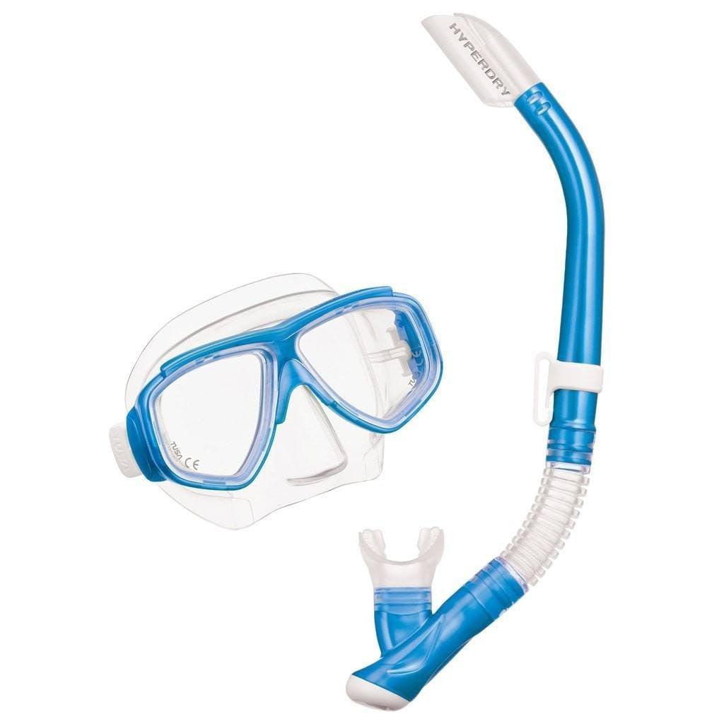 TUSA Splendive Dive Mask and Snorkel Set for Adults - Anti-Fog Scuba Snorkeling Gear with Comfortable Silicone Skirt - Perfect for Ocean Swimming, Beach Vacations & Underwater Exploration