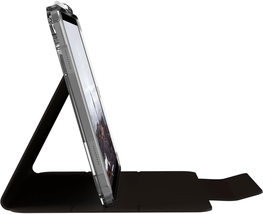 UAG Lucent Case for iPad 10th Generation (2022) - Slim Protective Cover with Anti-Scratch Clear Back & Raised Bezels | Perfect for Work, School & Travel | Black