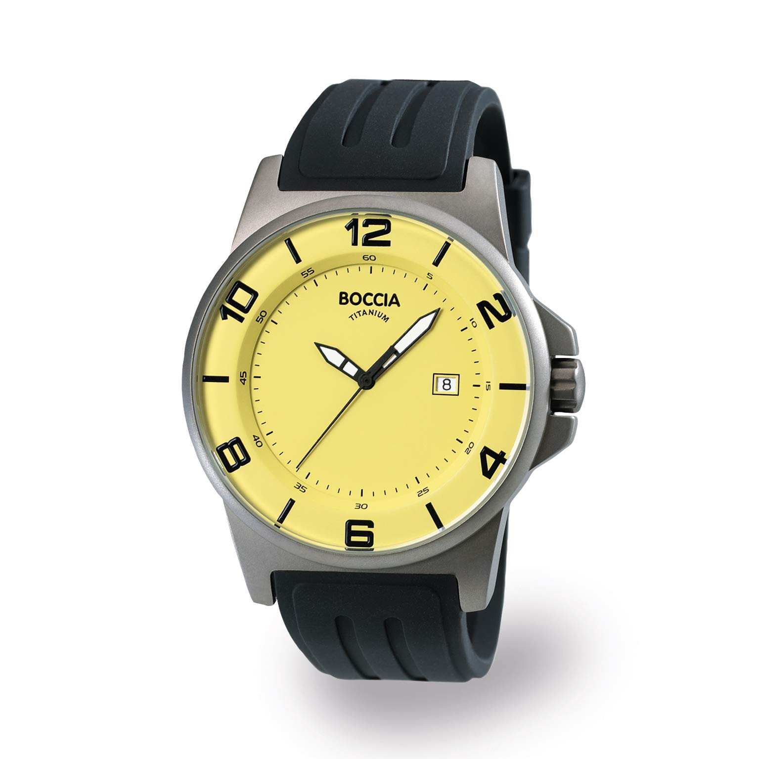 Boccia Titanium Watch for Men - 3535-22 Ultra Lightweight & Durable Analog Wristwatch - Perfect for Business, Casual & Outdoor Activities