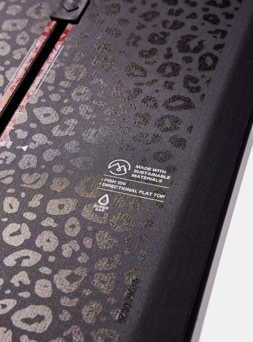 Burton Fish 3D Snowboard 2023 - All-Mountain Freestyle Snowboard for Men & Women | Perfect for Powder, Park & Freeride Snowboarding Adventures