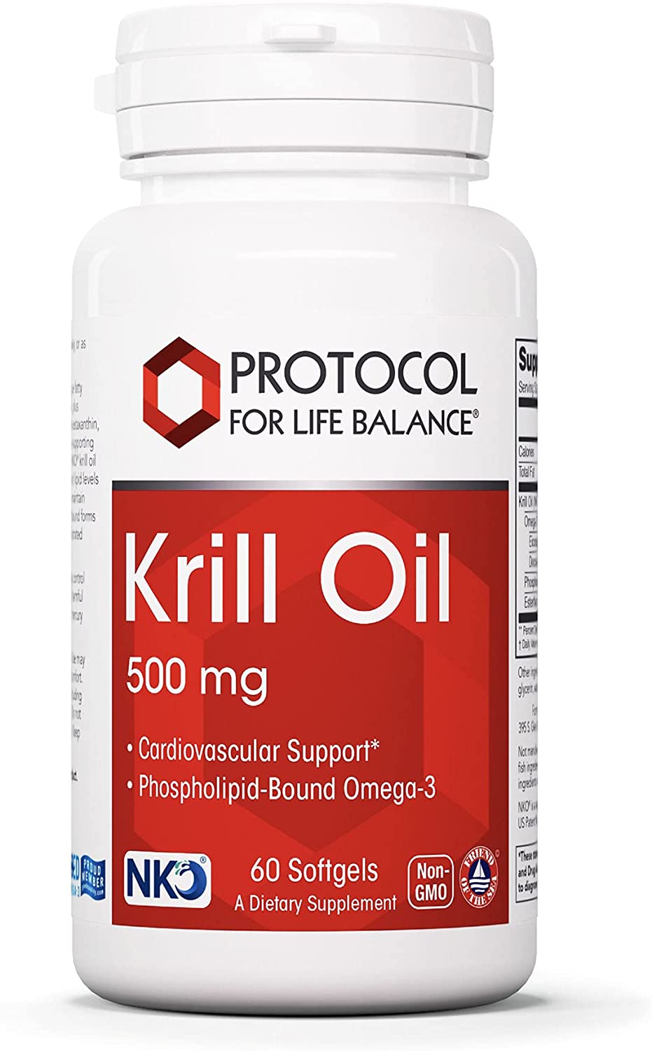 Premium Neptune NKO Krill Oil 500mg - 60 Softgels for Heart, Brain & Joint Health - Supports Omega-3 EPA & DHA - Perfect for Daily Wellness & Active Lifestyle