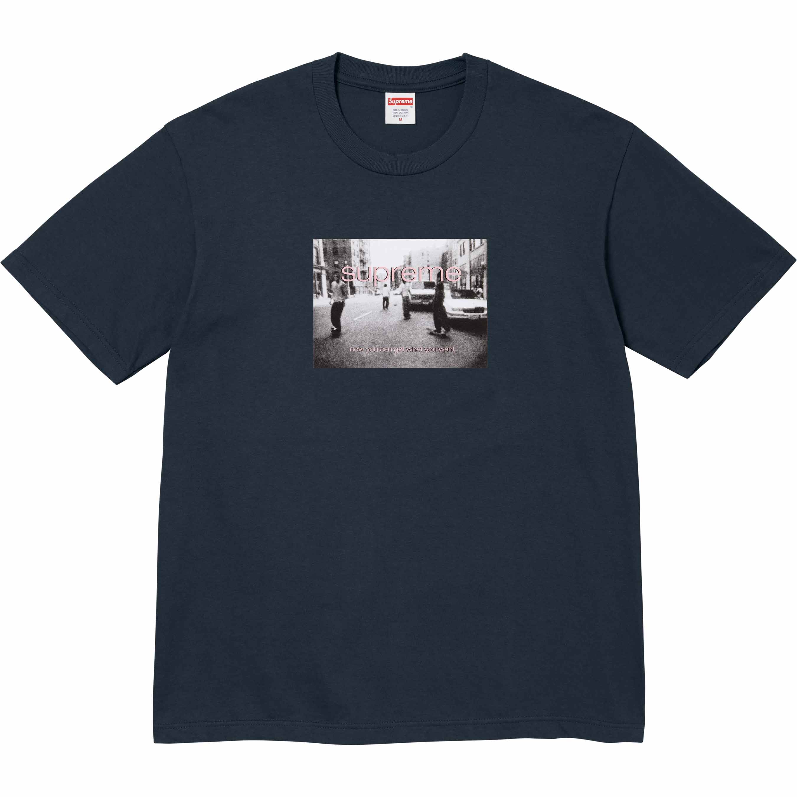 Supreme Crew 96 Tee Navy - Men's Streetwear T-Shirt for Casual Wear & Urban Fashion | Perfect for Everyday Outfits & Street Style Looks