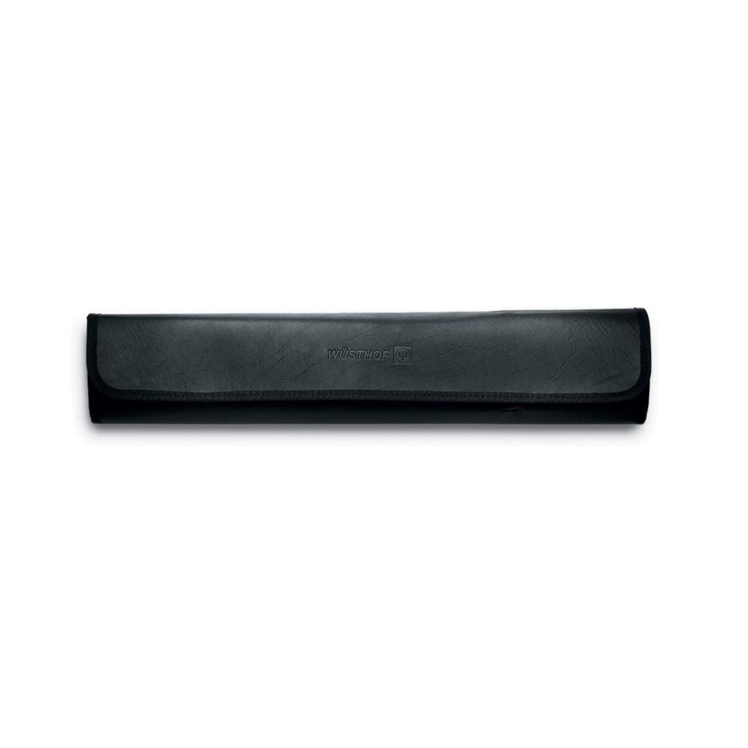 Wusthof 9 Pocket Knife Roll - Premium Black Knife Storage Case for Chefs & Culinary Professionals - Perfect for Kitchen, Travel & Professional Cooking Classes