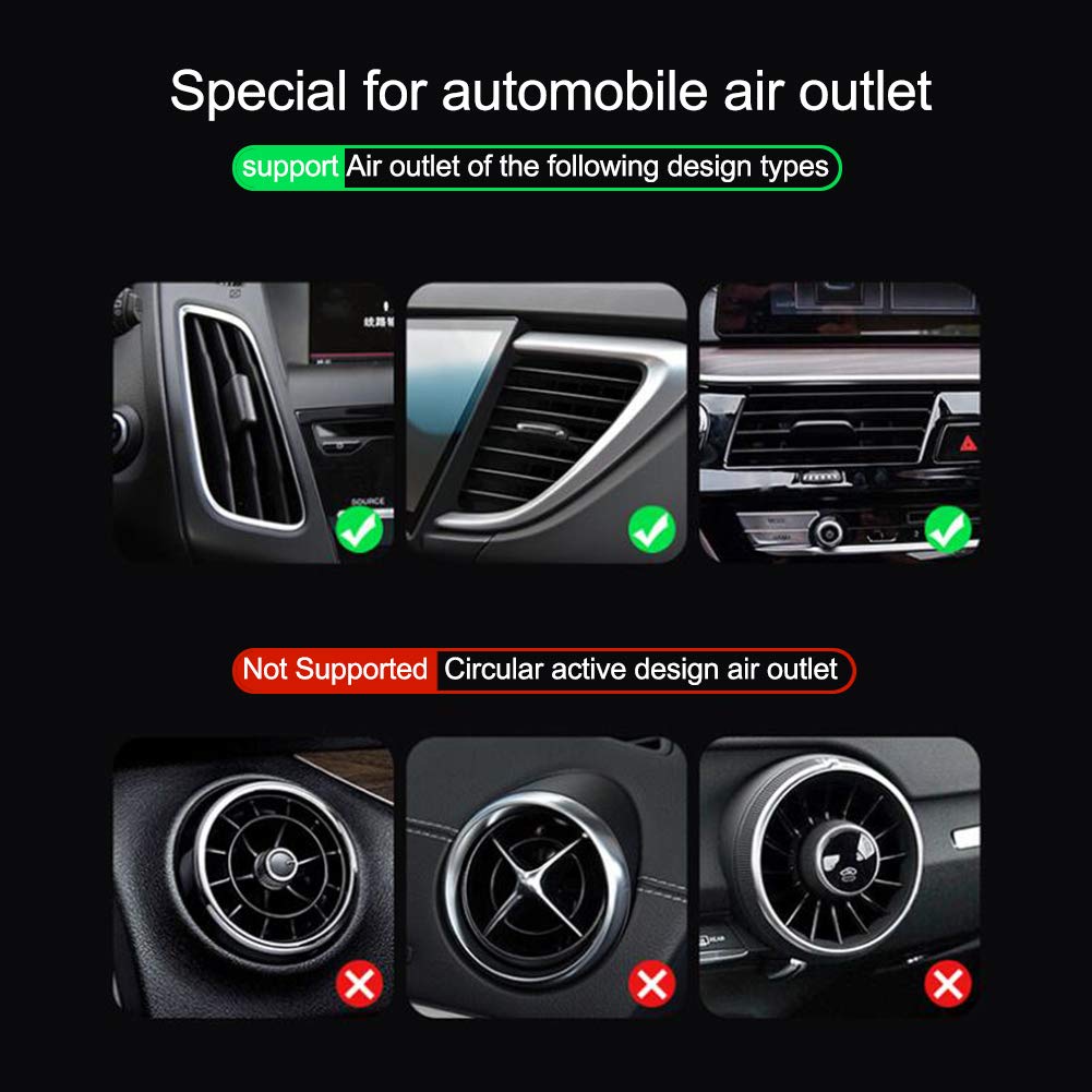 10 Pieces Chrome Car Ventilation Grille Decor - 20CM Air Conditioning Outlet Trim Strips for Interior Accessories | Universal Fit for Most Vehicles | Perfect for Car Customization & Style Upgrade
