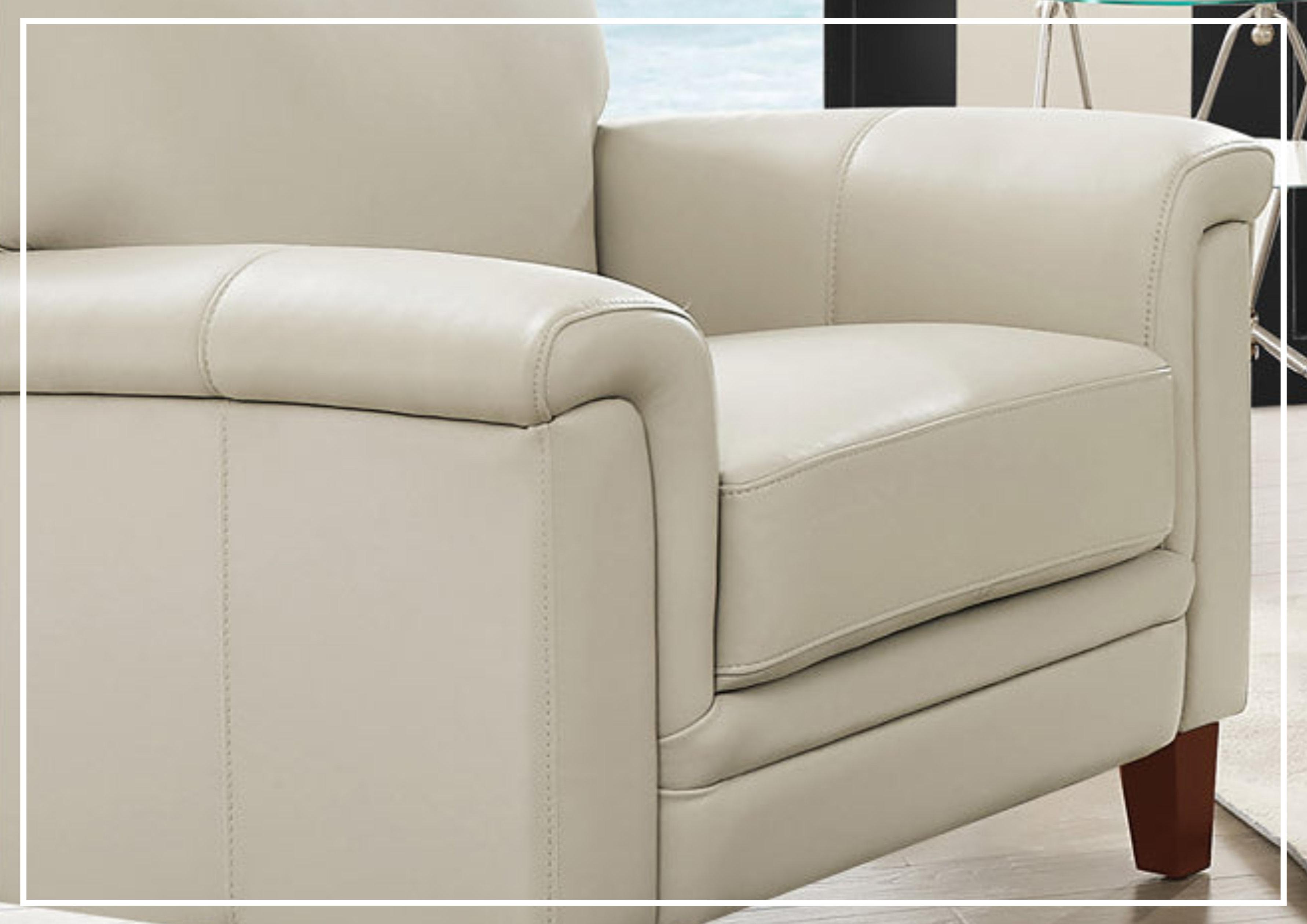 Premium Hydeline Westcott Top Grain Leather Arm Chair - Luxurious Office & Living Room Seating for Home & Workspace
