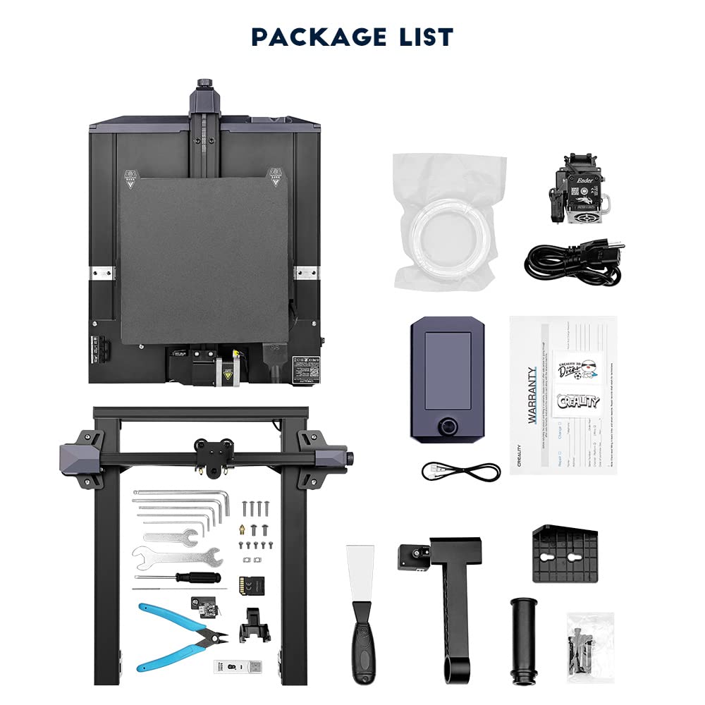 Official Creality Ender 3 S1 3D Printer with Direct Drive Extruder | CR Touch Auto Leveling | High Precision Double Z-Axis | Silent Board | 8.6x8.6x10.6in Build Size | Upgraded Ender 3 V2 for Beginners | Perfect for Home DIY, Prototyping & Educational Projects