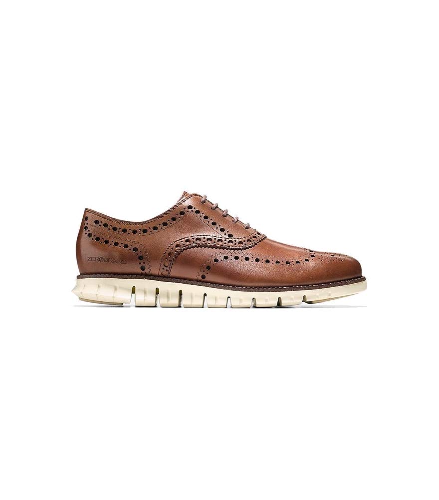ZEROGRAND Men's Wingtip Oxford Shoes - Comfortable & Stylish Dress Shoes for Business, Wedding & Formal Occasions