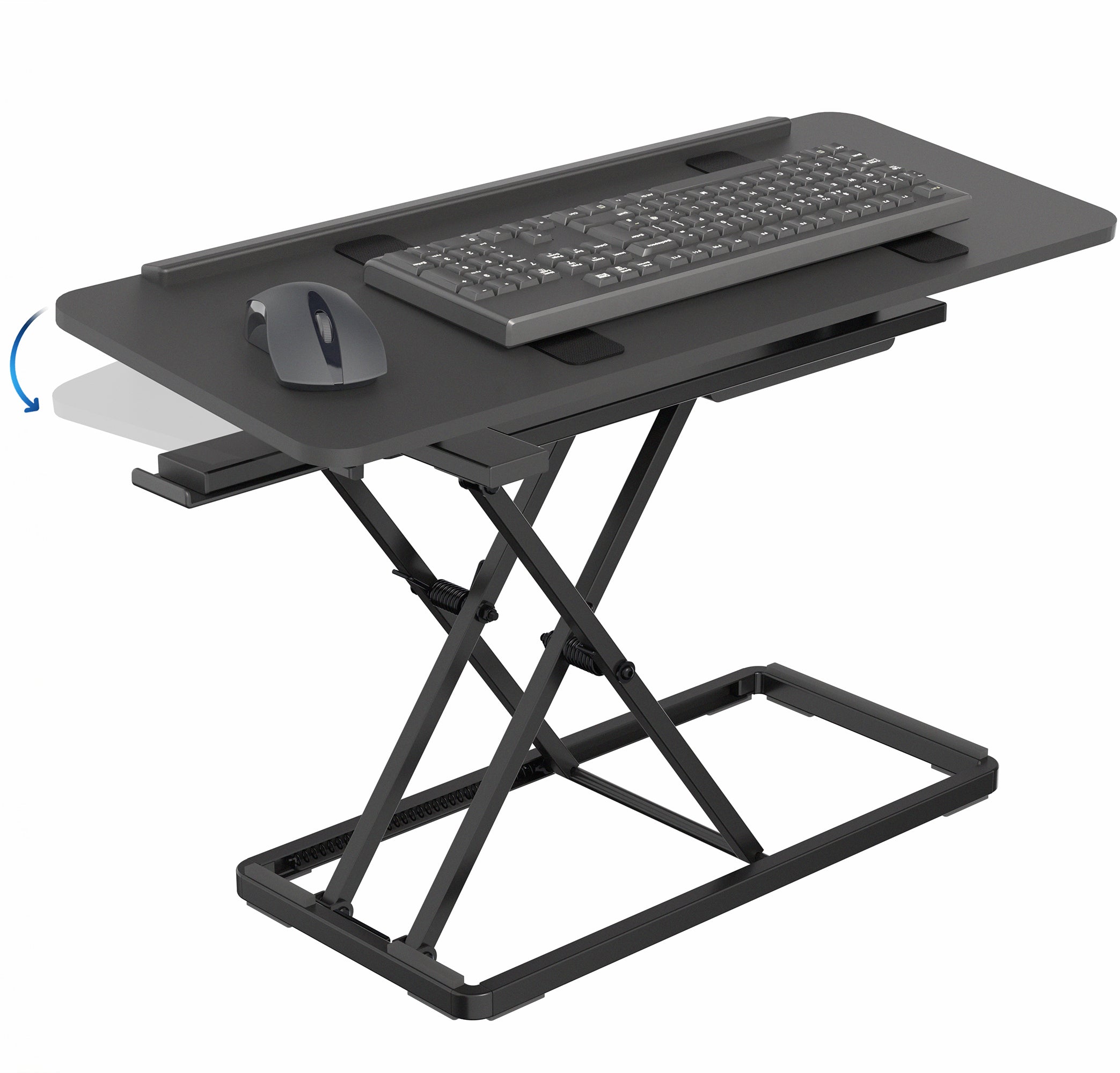 Ergonomic Tilting Keyboard Riser Stand - Adjustable Height & Angle for Comfortable Typing - Perfect for Office, Home & Gaming Setup