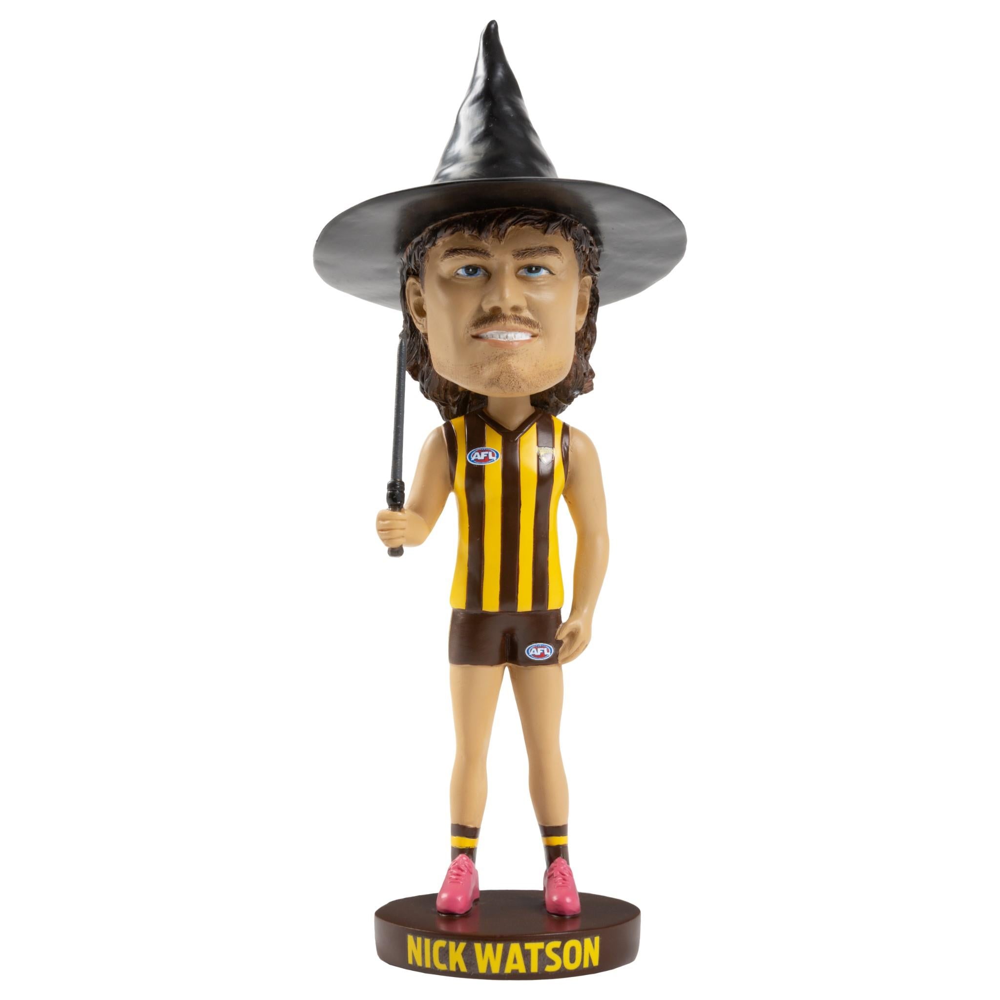 Official AFL Hawthorn Hawks Nick Watson Bobblehead - Collectible AFL Memorabilia for Fans & Sports Enthusiasts - Perfect for Home Display, Office Decor, and Sports Gifts