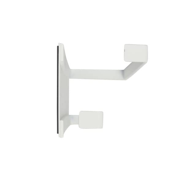 Stainless Steel Magnetic Paper Towel Holder for Kitchen & Bathroom - Space Saving White Metal Towel Rack for Cabinets, Fridge & Office Use