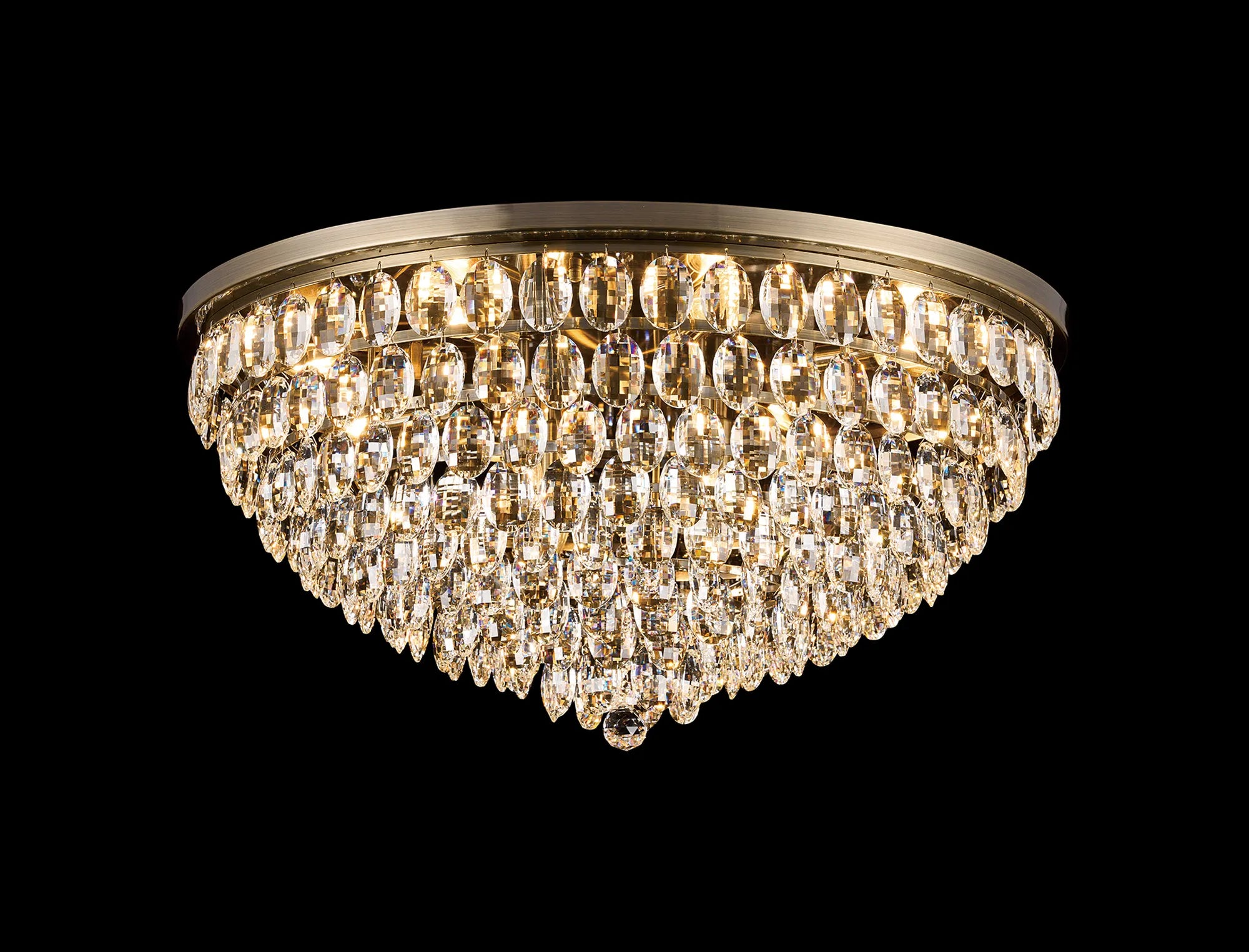 Consten Flush Ceiling Light Fixture with E14 Socket - Perfect for Bedroom, Hallway & Small Space Lighting