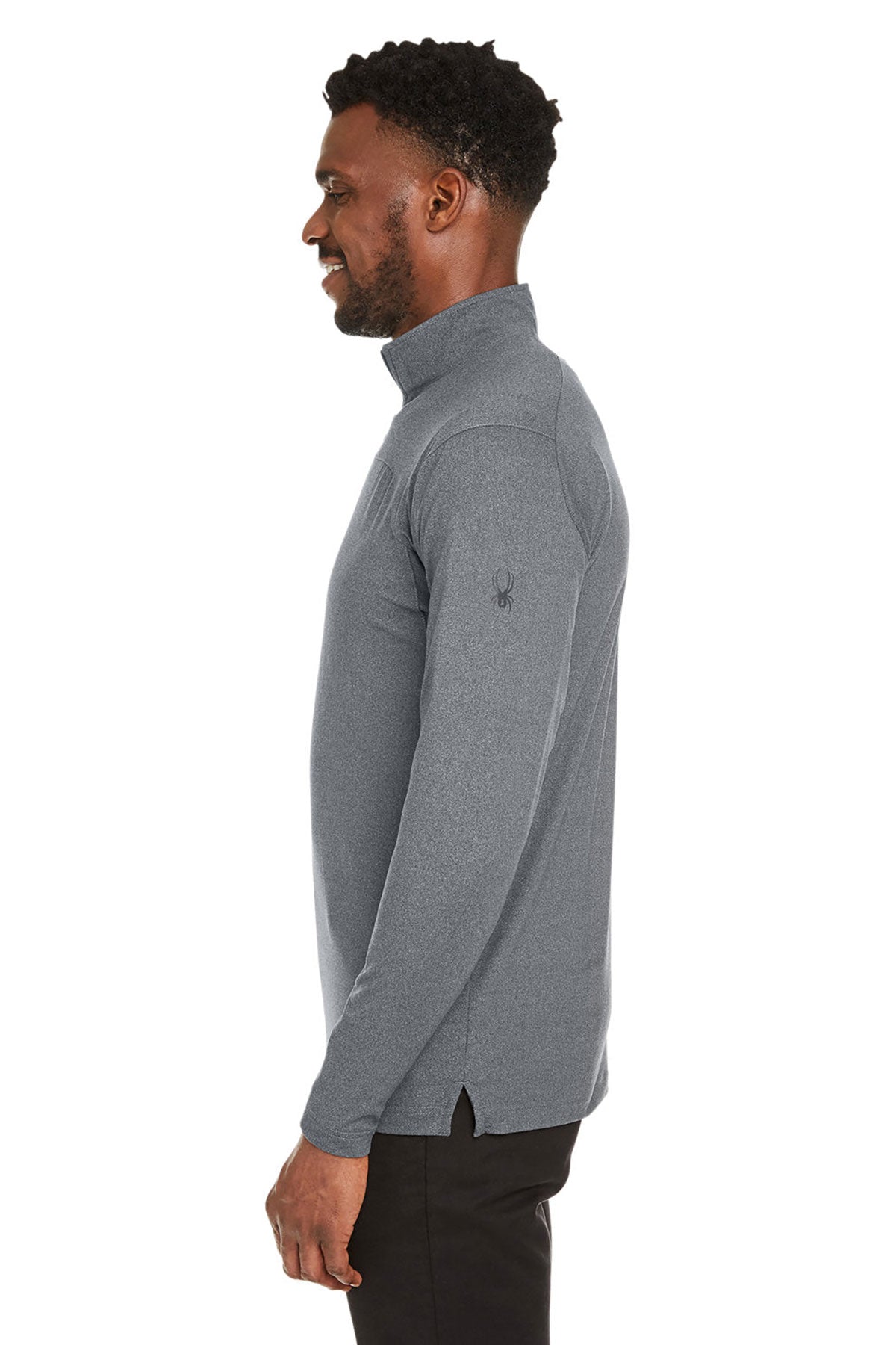 Custom Spyder Men's Spyre Quarter Zip Fleece Pullover - Polar Frost Color, Lightweight & Warm for Skiing, Hiking & Outdoor Activities