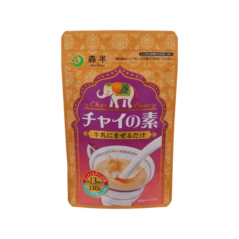 Morihan Instant Chai Tea Powder Mix for Chai Latte - 130g (4.6oz) Authentic Indian Spiced Tea | Perfect for Home, Office & Cafe Use