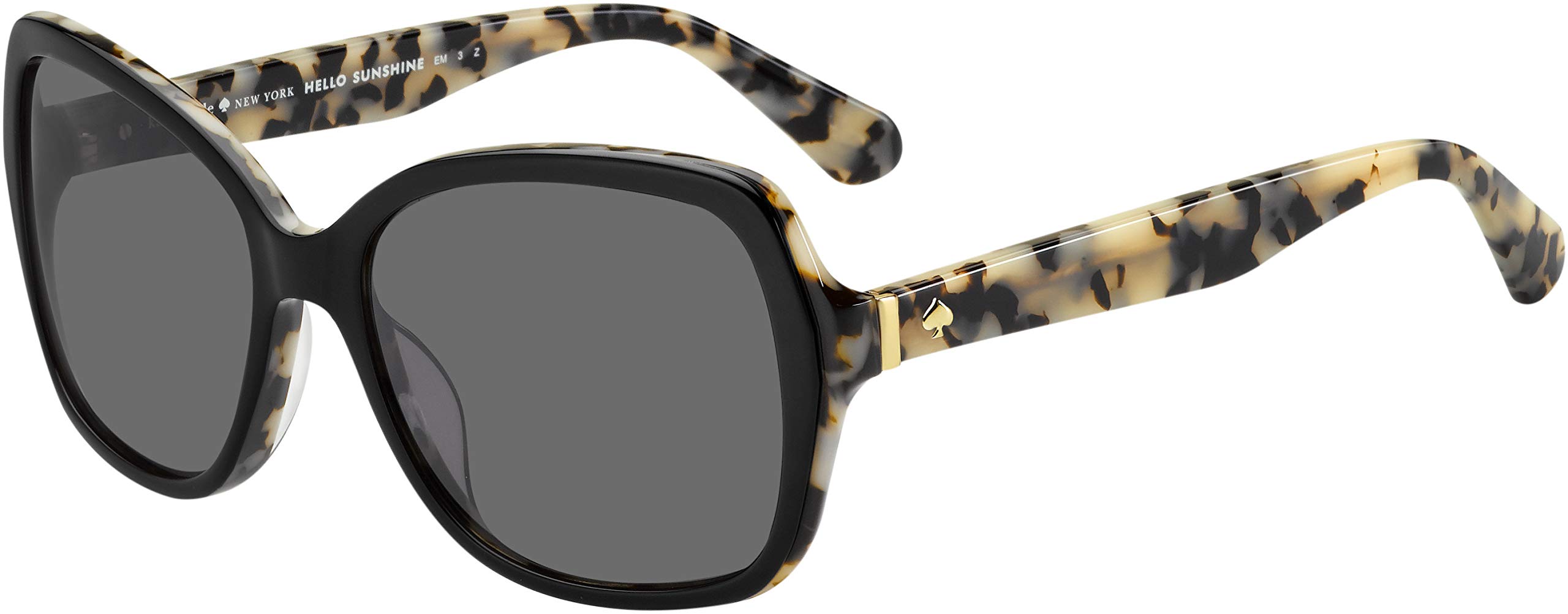 Kate Spade Karalyn/S Square Sunglasses for Women - Stylish UV Protection Shades + Free Eyewear Care Kit | Perfect for Outdoor Activities, Beach, and Fashion Accessories
