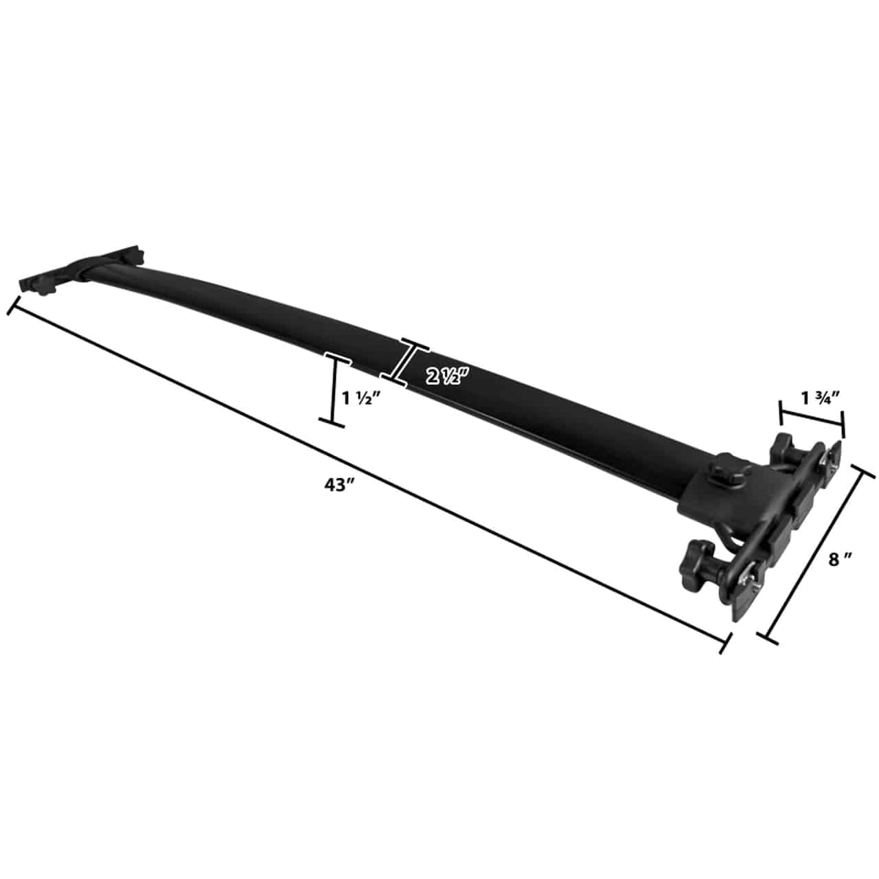 2008-2013 Toyota Highlander Roof Rack Cross Bars - Heavy Duty Aluminum Alloy Roof Rails for Cargo Carrier & Outdoor Gear - Perfect for Camping, Road Trips & Adventure Travel