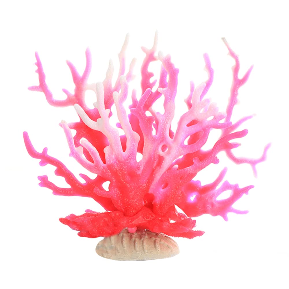 Artificial Aquarium Plants - Fake Coral & Water Grass for Fish Tank Decoration - Perfect for Small Aquariums