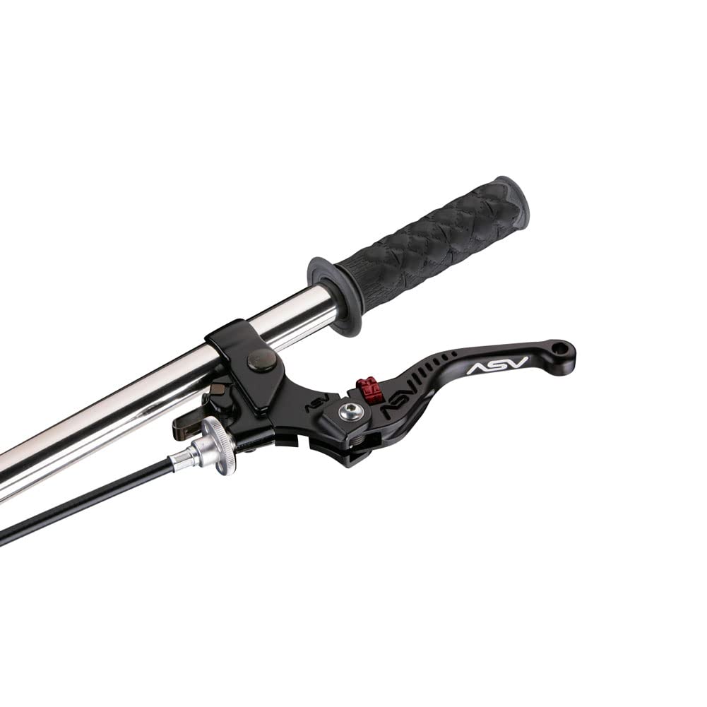 ASV C5 Sport Shorty Clutch Lever - Black - Compatible with Ducati 900 Monster (IE/Dark IE) 2002 - High Performance Motorcycle Accessory for Racing & Street Riding