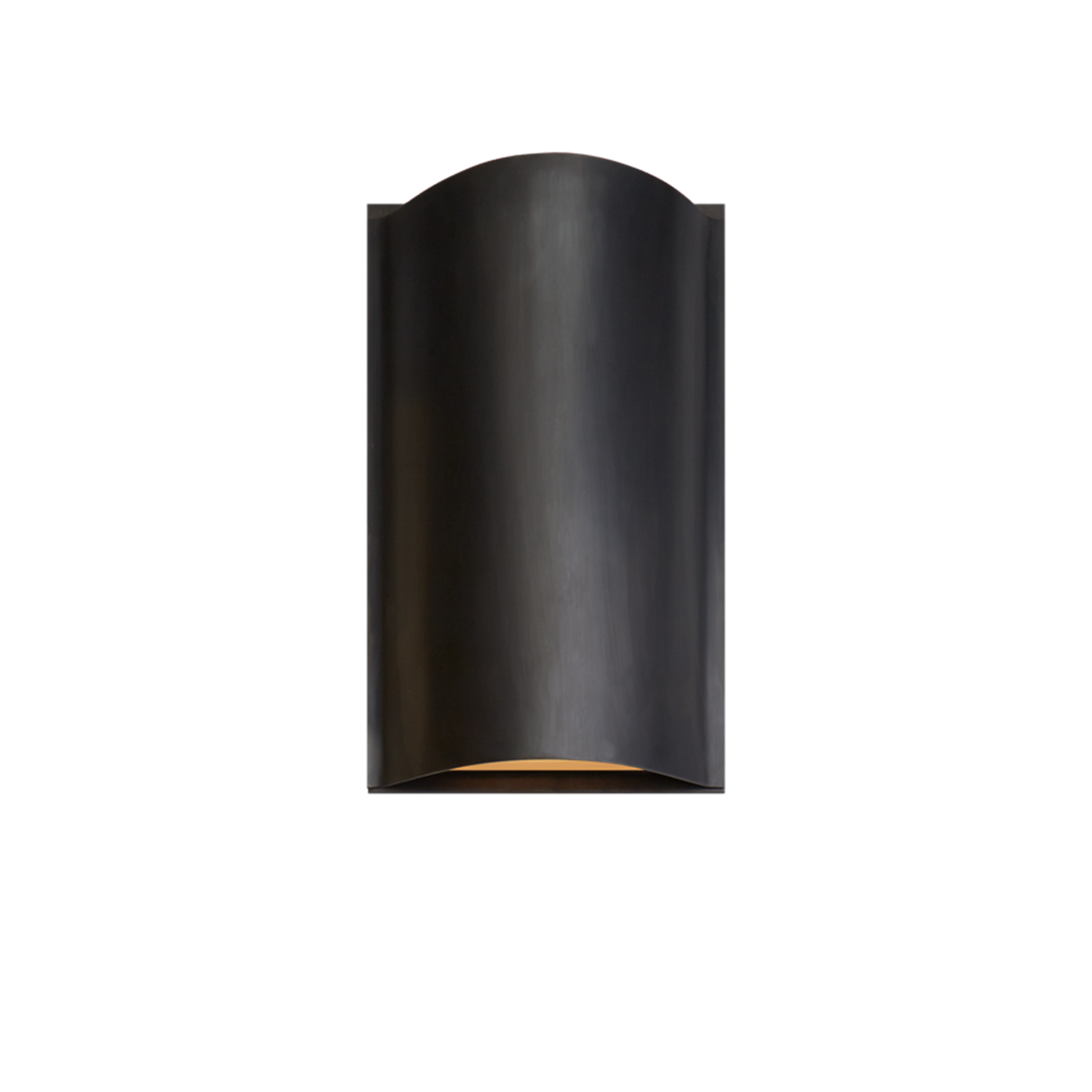 Avant Small Curve Sconce Wall Light - Modern Minimalist Brass Finish for Bedroom, Living Room & Hallway Lighting Decor