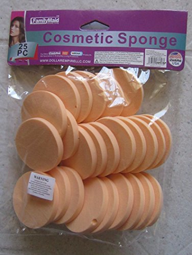 25-Piece Premium Cosmetic Sponges for Face & Neck Cleansing - Soft Makeup Blender, Beauty Sponge Set for Flawless Application (Perfect for Daily Skincare & Makeup Routine)