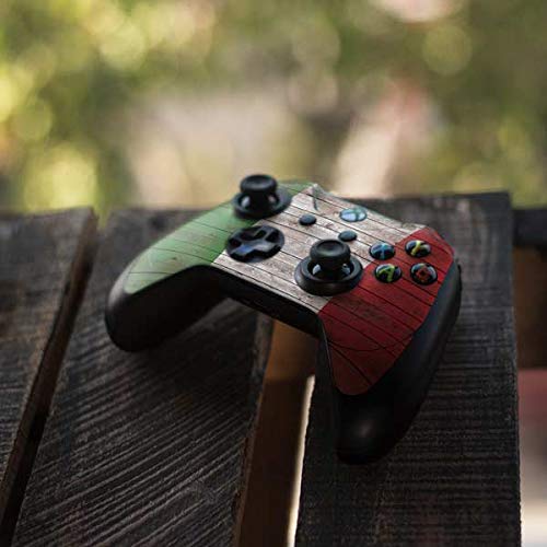 Skinit Italian Flag Dark Wood Gaming Skin Decal for Xbox One Elite Controller - Durable Protective Cover for Gaming, Collectibles & Customization