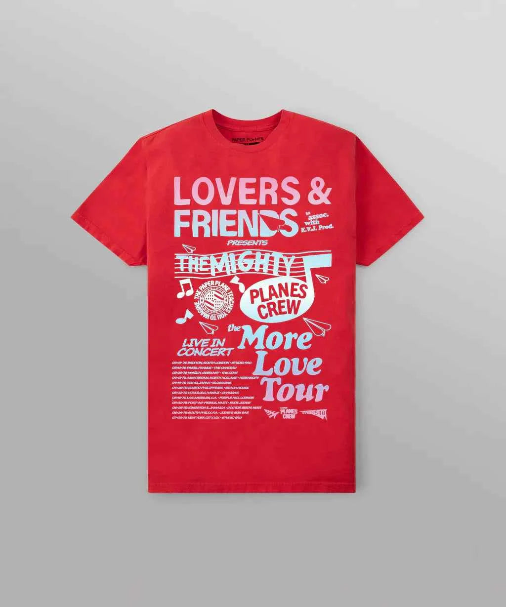 PAPER PLANES More Love Graphic T-Shirt - Soft Cotton Tee for Men & Women - Casual Streetwear for Everyday Wear
