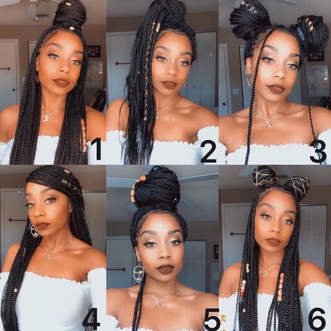 ZRQ Senegalese Twist Crochet Hair - 8 Packs 14 Inch Small Crochet Braiding Hair for Women, 25 Strands/Pack, Hot Water Setting (1B Black) | Perfect for Protective Styles, Twist Hairstyles & Natural Hair Care