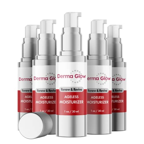 Derma Glow Skin Serum 5 Pack - Anti-Aging Vitamin C Face Serum for Brightening & Hydration - Perfect for Night Routine & Daily Skincare