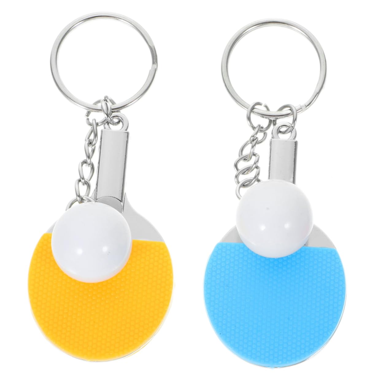 Milisten Table Tennis Player Bulk Keychain - Durable Sports Keychains for Table Tennis Enthusiasts, Decorative Pendant for Bags, Backpacks, and Gifts