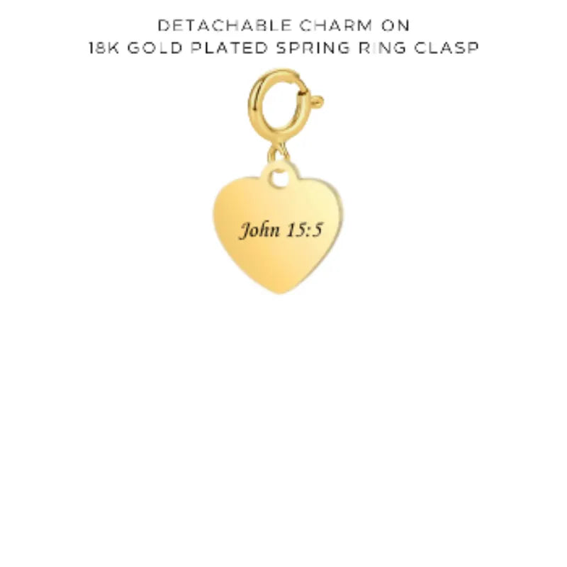 Personalized Engraved Charms with Detachable Clasp - Custom Name Jewelry for Necklaces & Bracelets - Perfect for Gifts, Anniversaries and Special Occasions