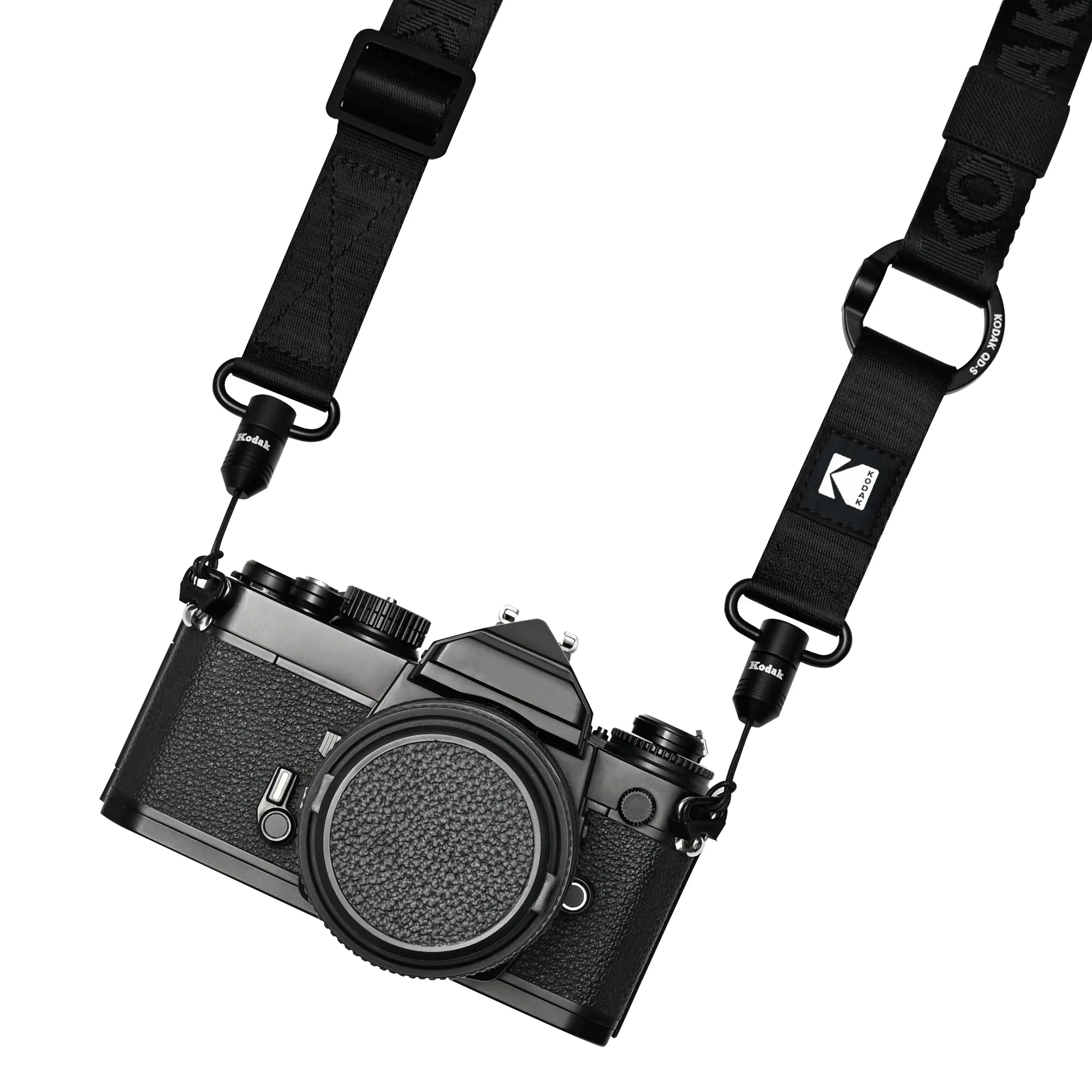 KODAK Multi-Purpose Camera Strap (Black) - Adjustable Neck Strap for DSLR, Mirrorless & Film Cameras - Perfect for Travel, Photography & Outdoor Adventures