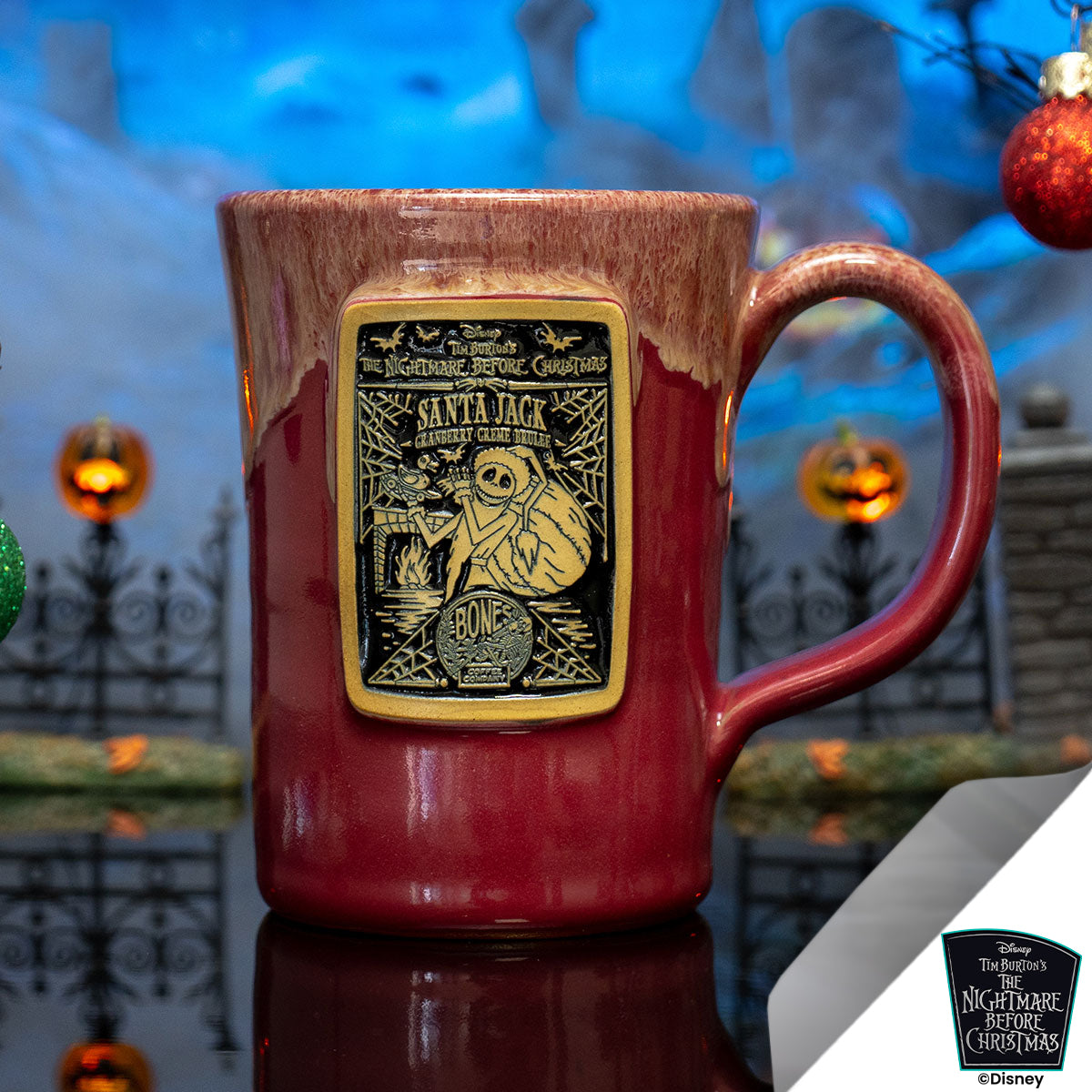 Handmade Santa Jack Ceramic Mug - Christmas Gift for Coffee & Tea Lovers - Perfect for Holiday Parties & Cozy Winter Mornings