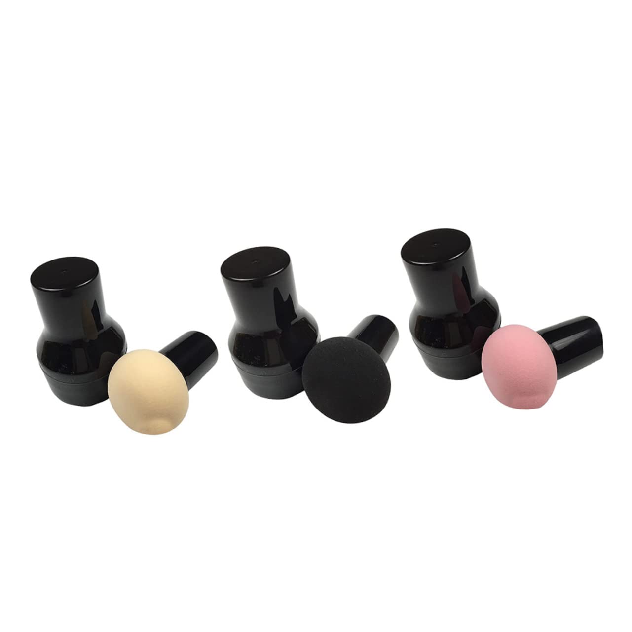 Beavorty 6-Pack Mushroom Head Makeup Sponges - Beauty Blender, Triangle Puff & Foundation Sponge for Flawless Liquid, Cream & Powder Application | Perfect for Professional Makeup & Daily Beauty Routine