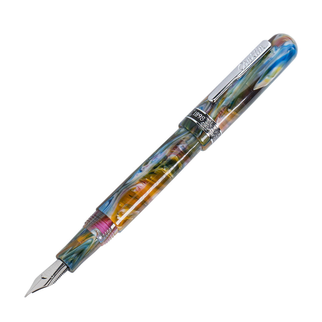 Conklin 1898 Fountain Pen - Misto Green Classic Vintage Style Ink Pen for Writing, Calligraphy & Collecting - Perfect Gift for Writers & Pen Enthusiasts