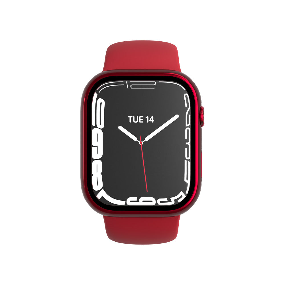 Apple Watch Series 7 Case with Tempered Glass Screen Protector - 45mm Protective Cover for Workouts, Swimming & Everyday Use