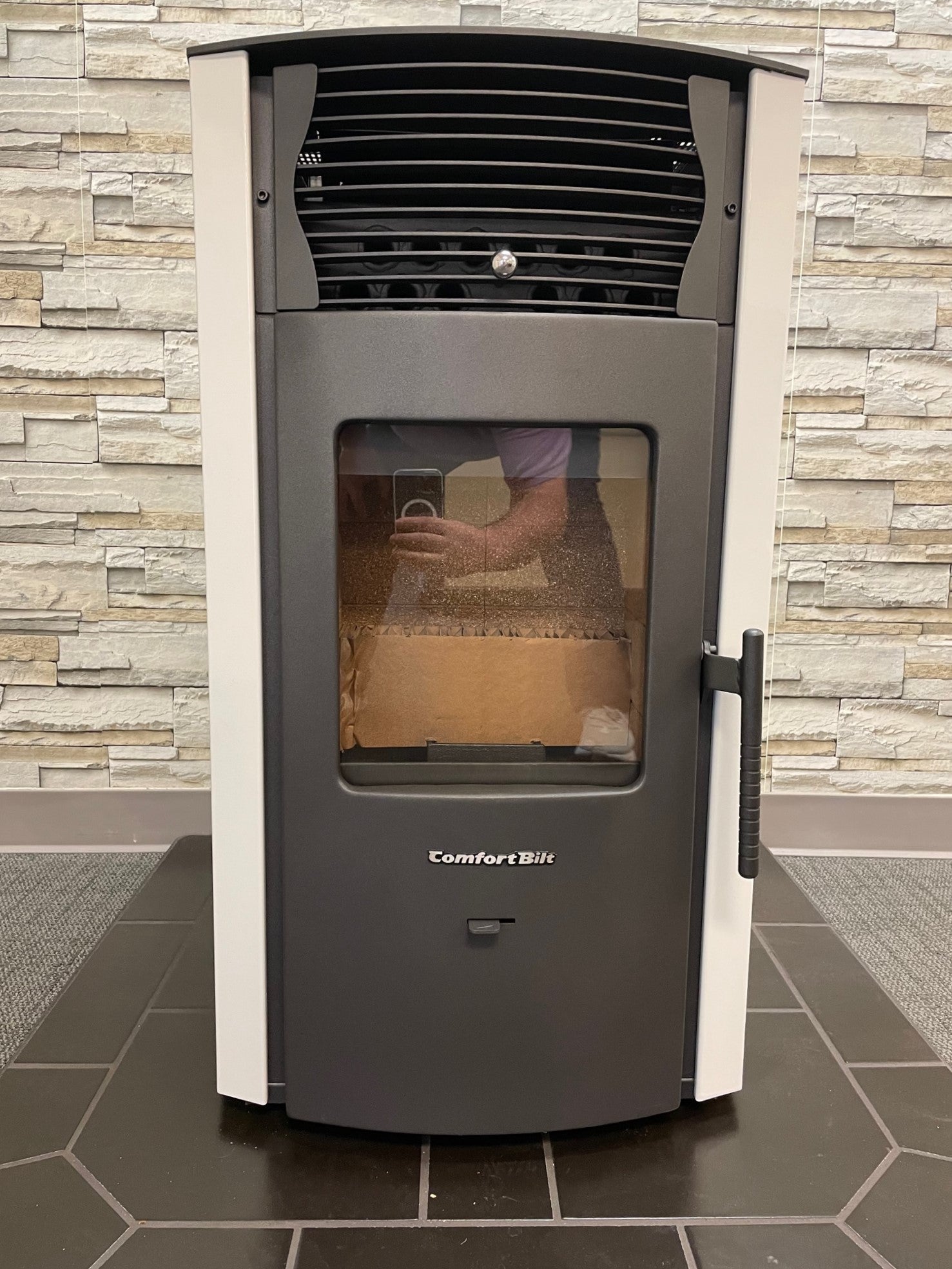 ComfortBilt HP50S Pellet Stove - High Efficiency Heating, Arctic White Finish | Perfect for Home, Cabin & RV Use